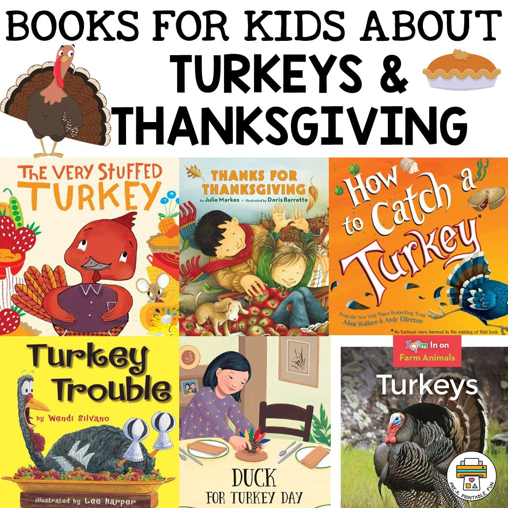 Turkey And Thanksgiving Book Picks For Preschoolers - Pre-K throughout Preschool Thanksgiving Books Printable