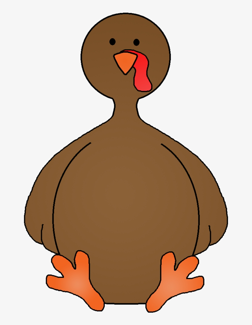 Turkey Clipart Body - Turkey Cartoon No Feathers Transparent Png regarding Turkey Without Feathers Printable