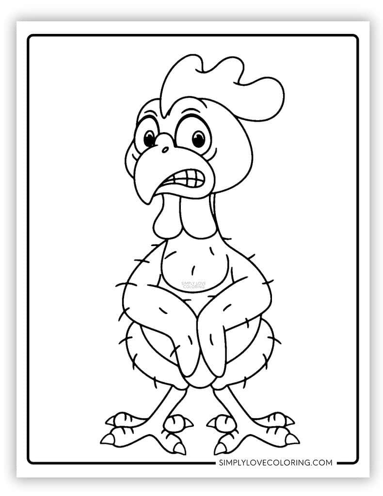 Turkey Coloring Pages (Free Pdf Printables) – Simply Love Coloring intended for Turkey Printable No Feathers