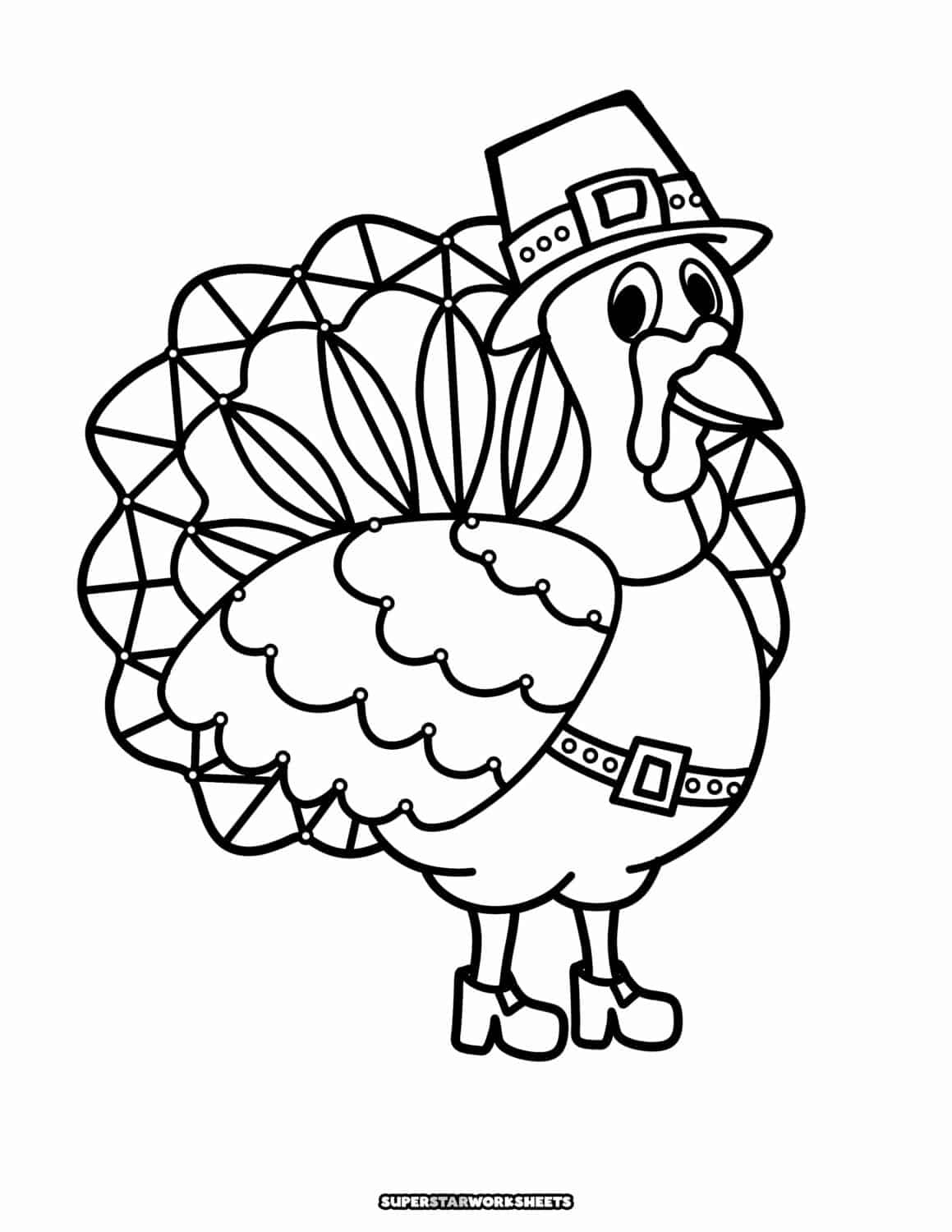 Turkey Coloring Pages (Free Printables) - Superstar Worksheets regarding Turkey Color Pages Printable