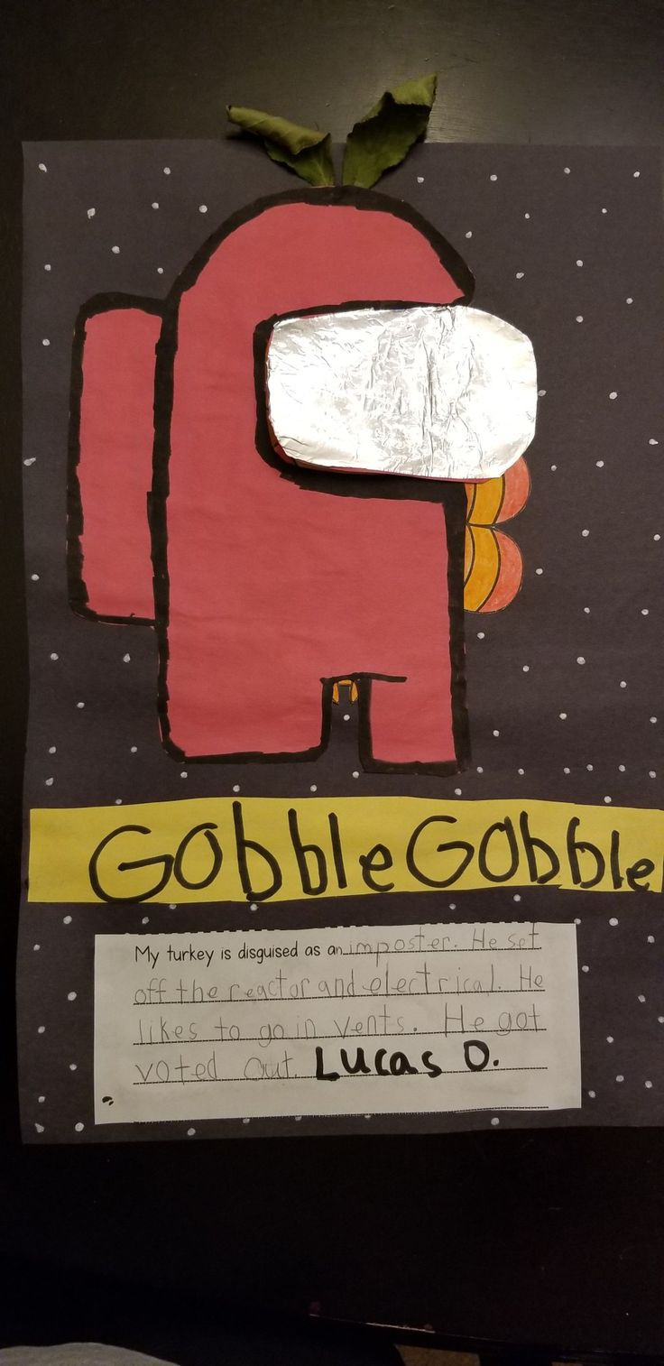 Turkey Disguise Among Us with regard to Among Us Turkey Disguise Printable