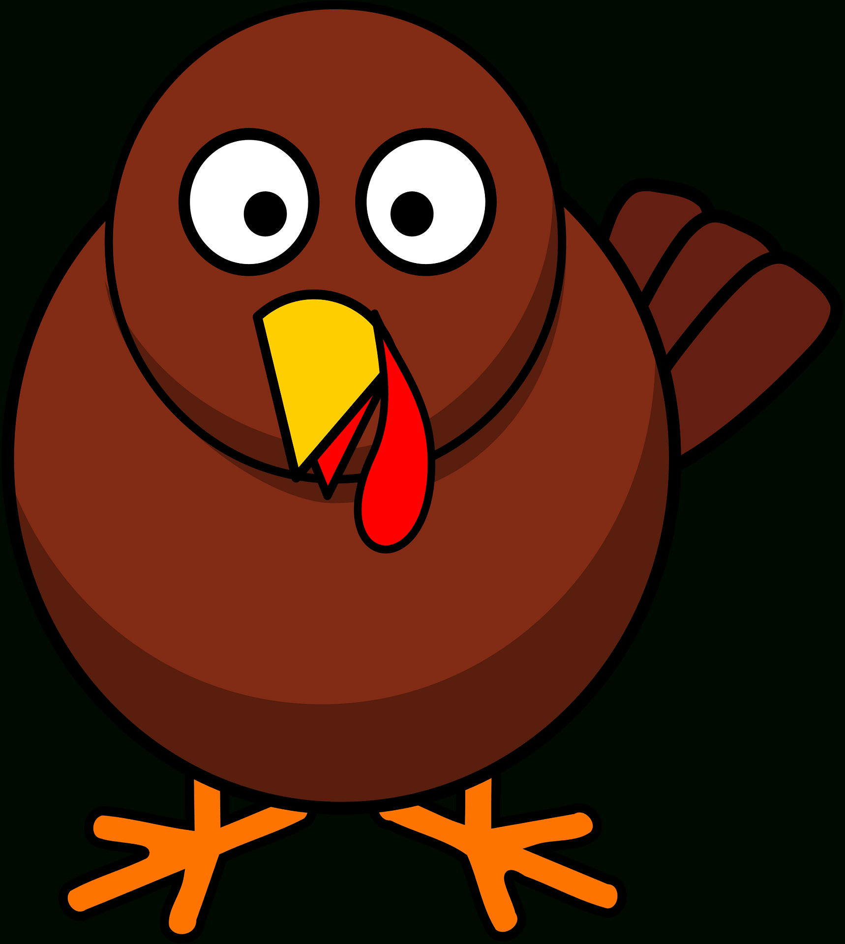 Turkey - Free Vector Clipart Images On Creazilla pertaining to Turkey Printable No Feathers