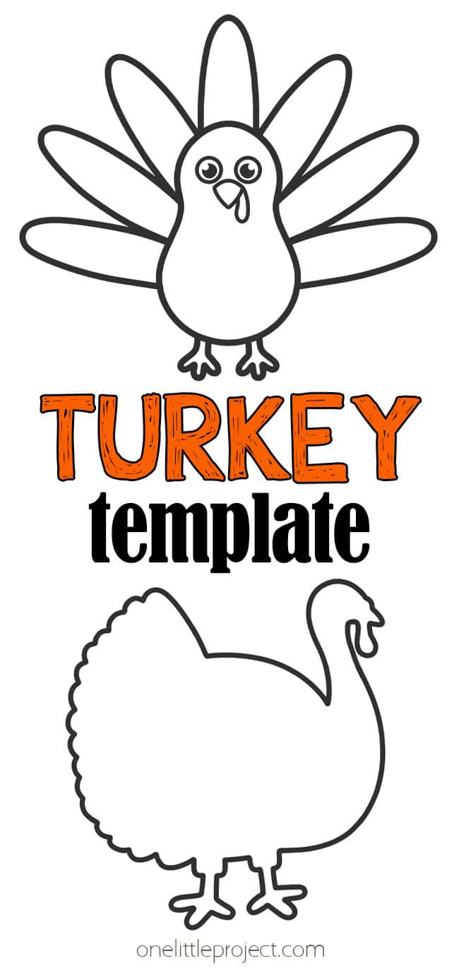 Turkey Template | Free Printable Turkey Outline with regard to Simple Turkey Template Printable