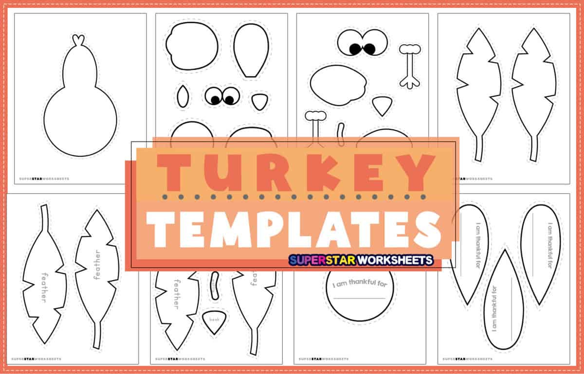 Turkey Templates (Free Printables) - Superstar Worksheets throughout Turkey Templates Free Printables