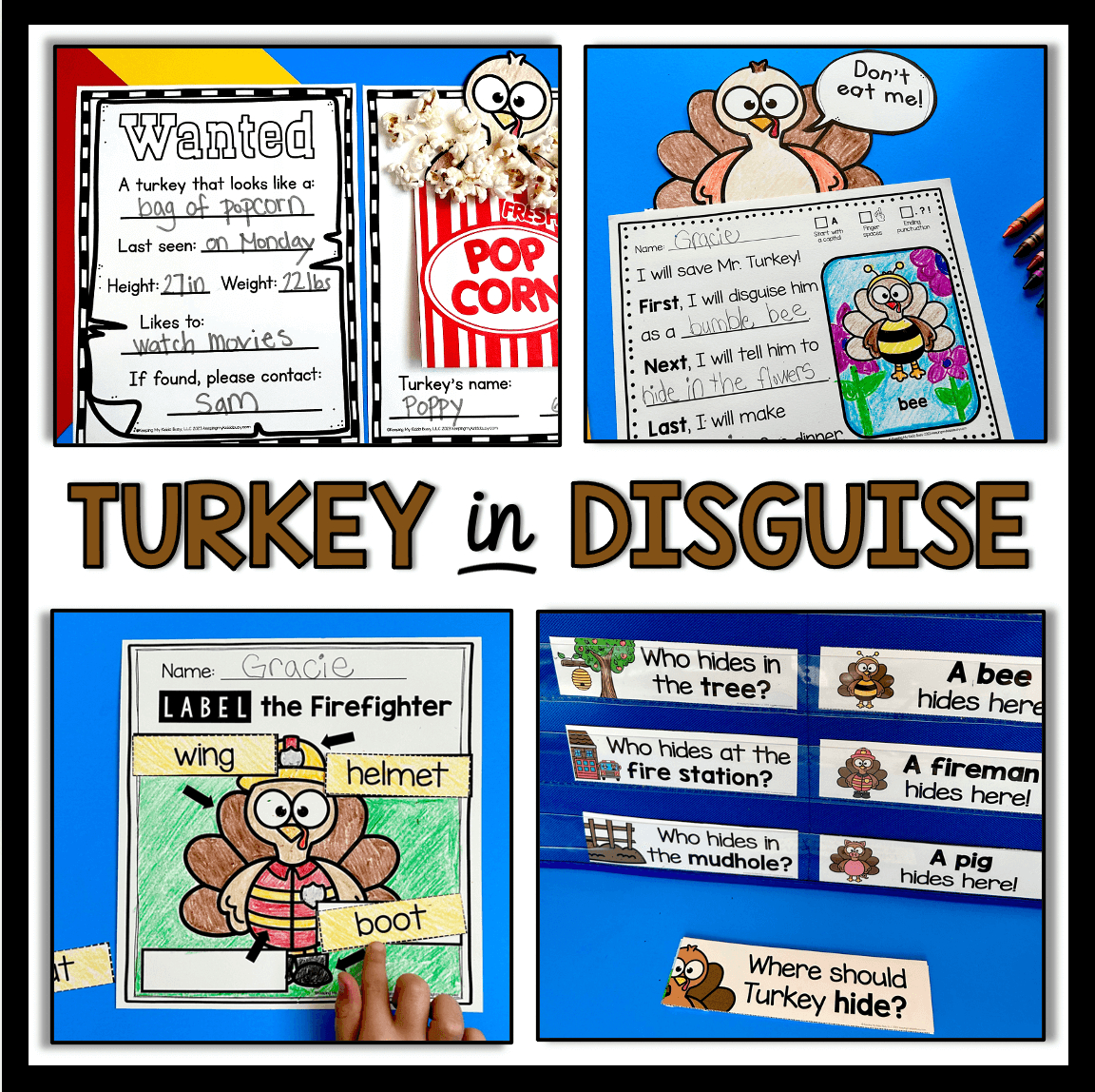Turkey Trouble Activities And Crafts - Free Worksheets For with regard to Free Printable Turkey Trouble Worksheet