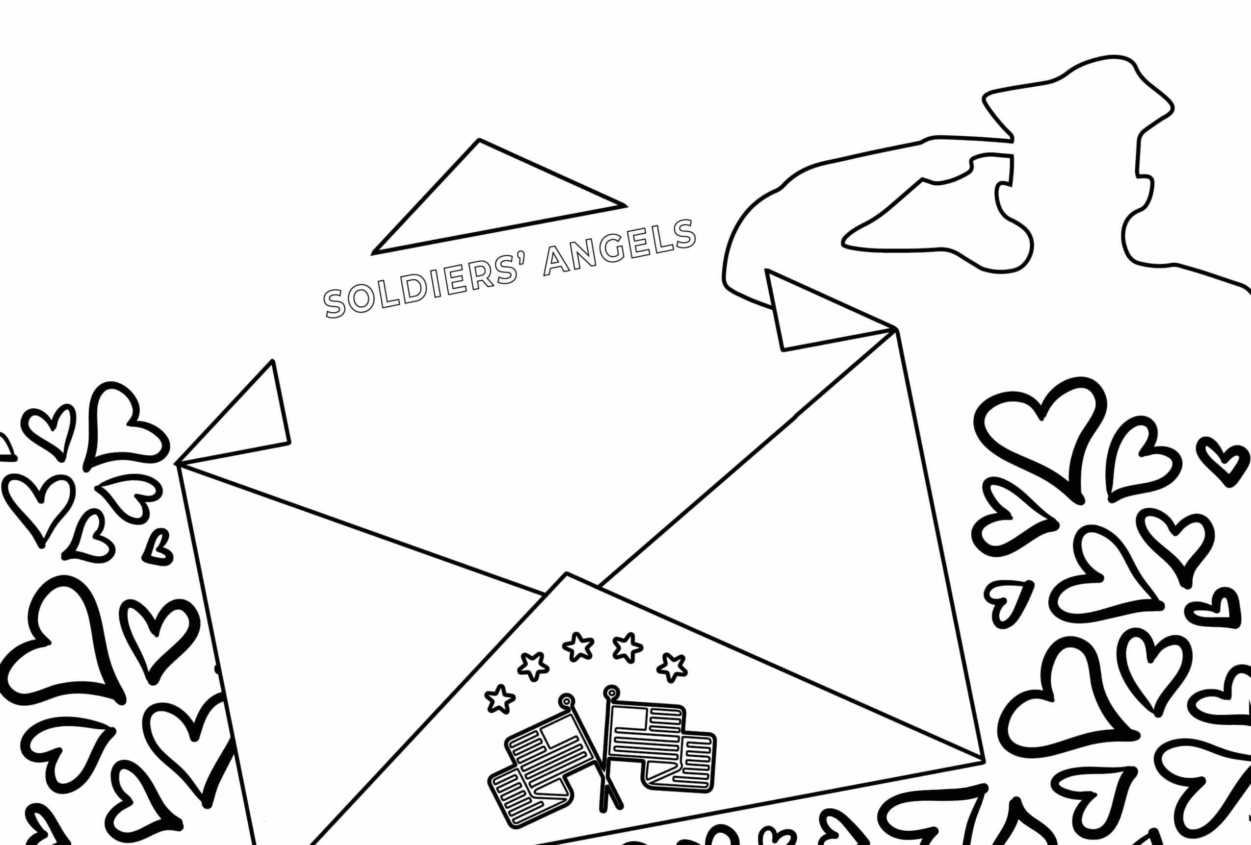 Valentines For Veterans Coloring Contest - Soldiers&amp;#039; Angels pertaining to Valentines For Veterans Printable