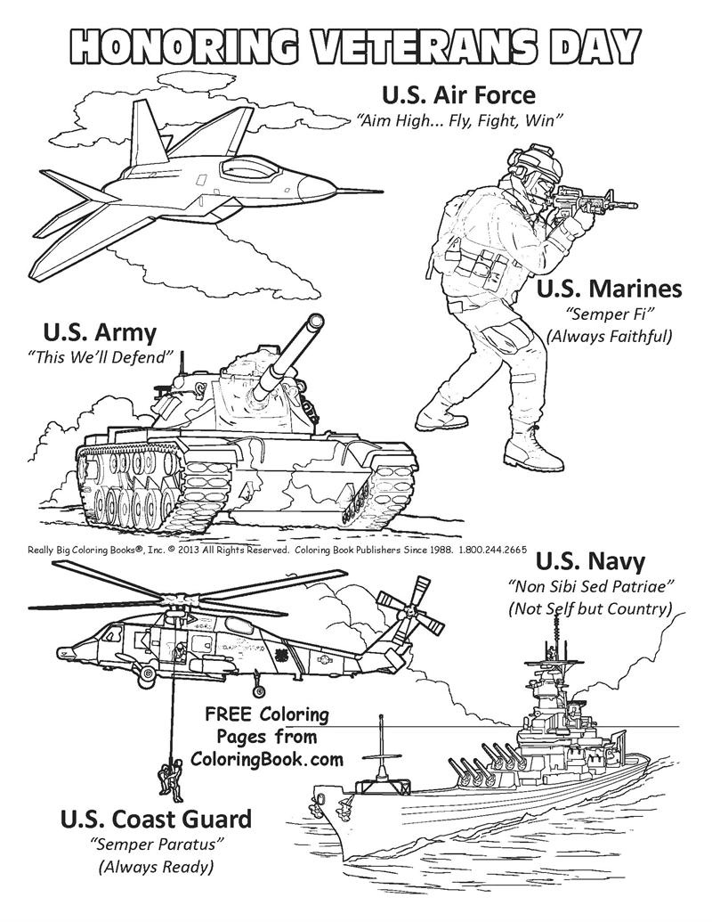 Veterans Day Coloring Page pertaining to Free Veterans Day Coloring Sheet