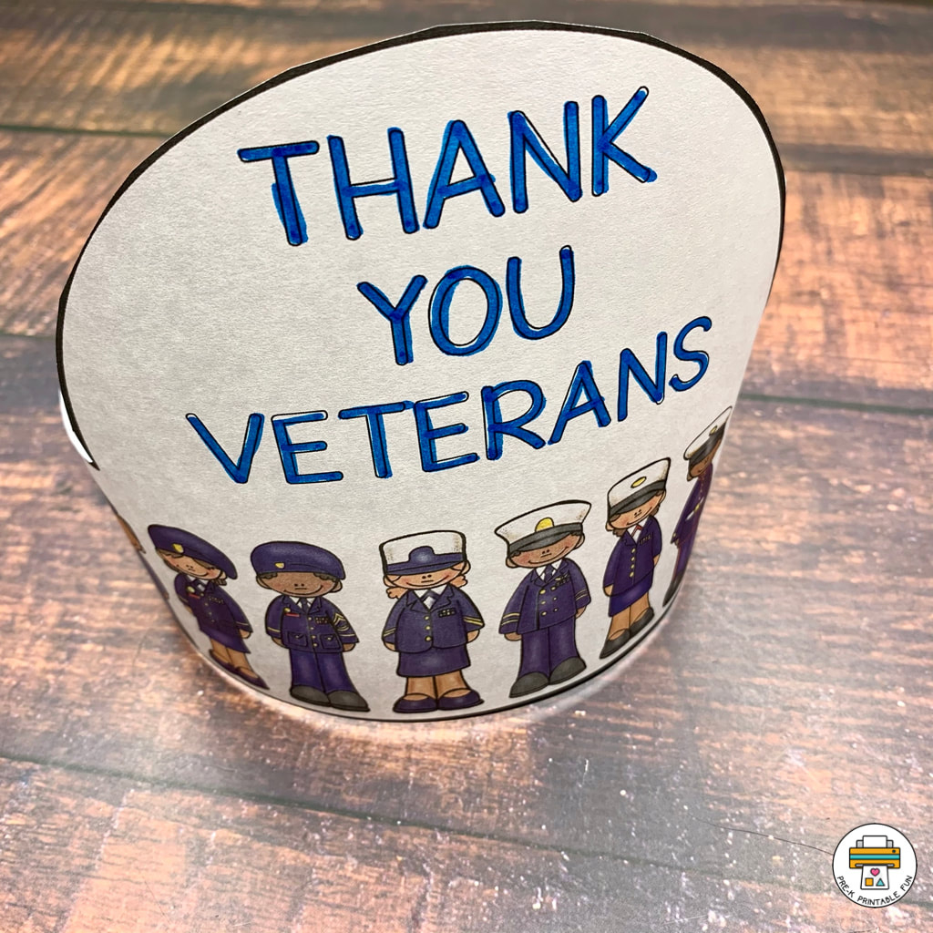 Veterans Day Crafts For Kids Printable - Printable Party Favors regarding Veterans Day Crafts For Elementary Students Printable
