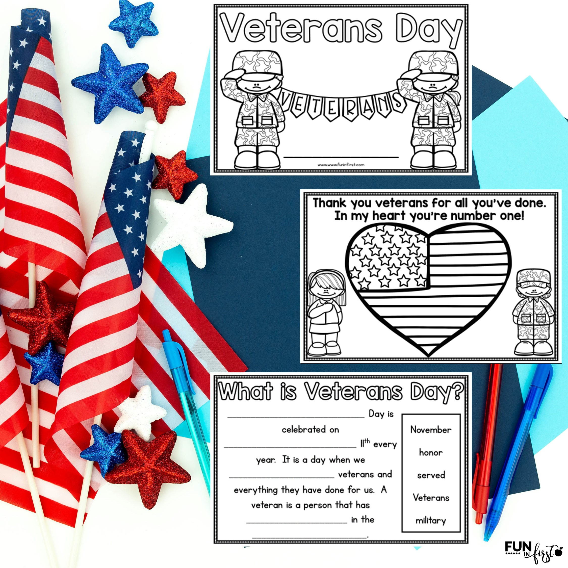 Veterans Day - Fun In First throughout Veterans Day 2025 Freebies Near Me Printable