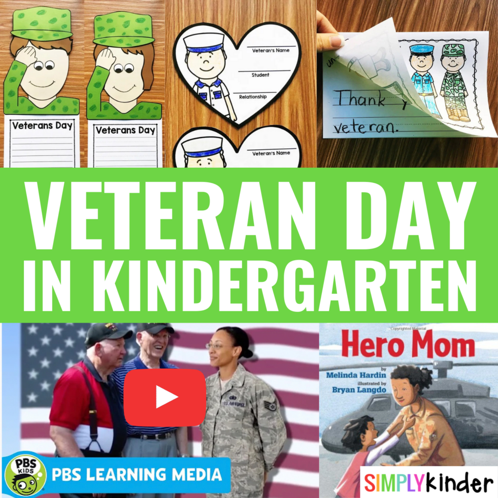 Veterans Day In Kindergarten - Simply Kinder for Veterans Day For Kindergarteners Printable