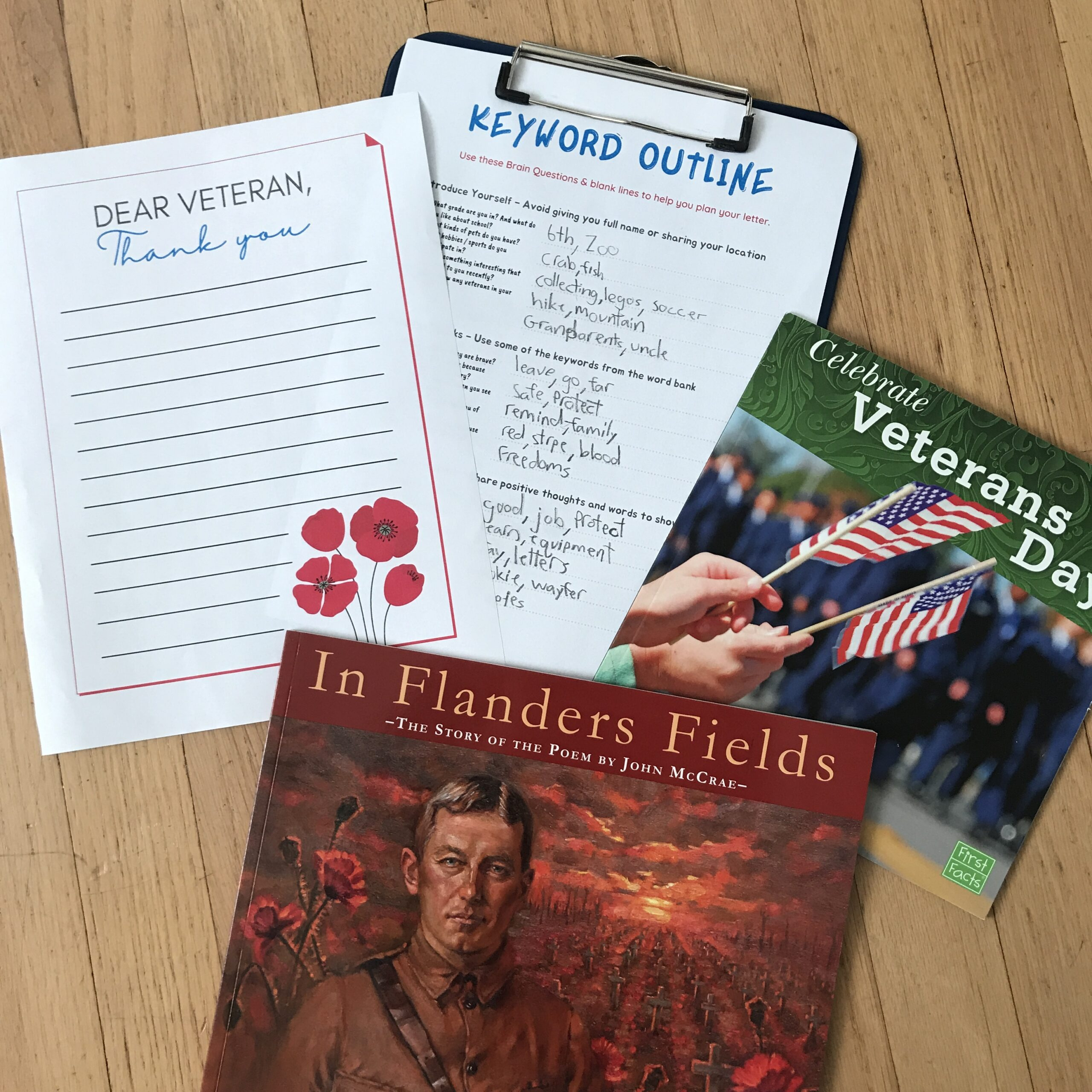 Veterans Day Letter Writing For Kids: 5 Simple Ideas + Free Video regarding Free Printable Veterans Day Books