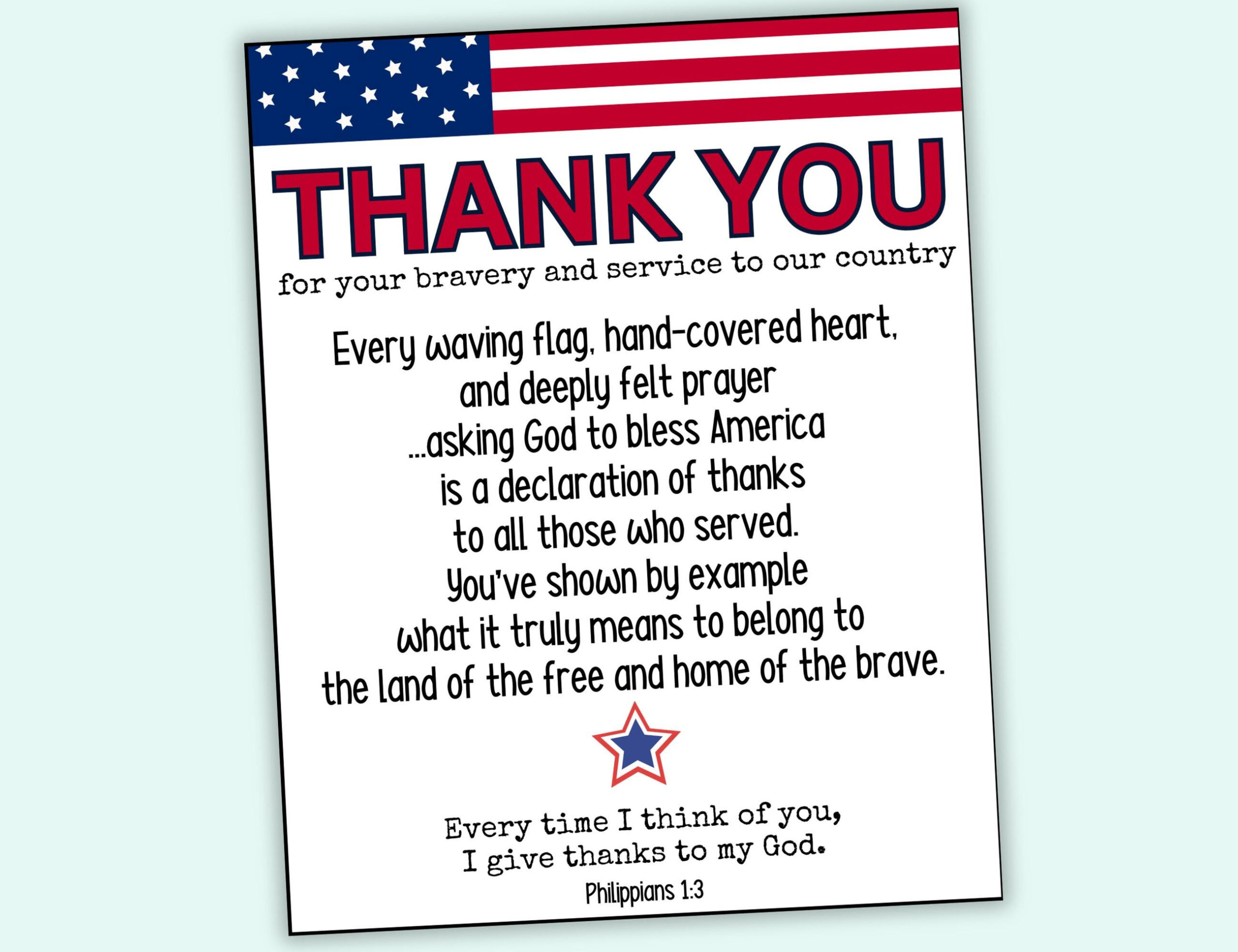 Veterans Day Poem - Etsy Denmark within Religious Veterans Day Poems