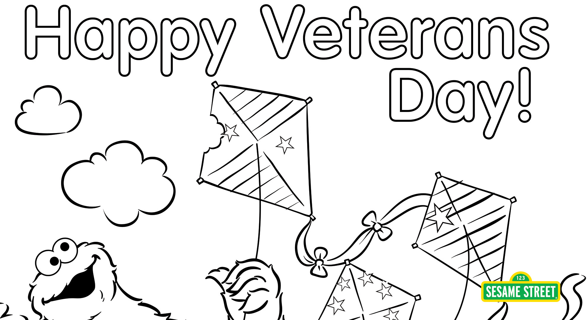 Veterans Day Printables | Sesame Street | Pbs Learningmedia with regard to Coloring Pages Veterans Day Printables