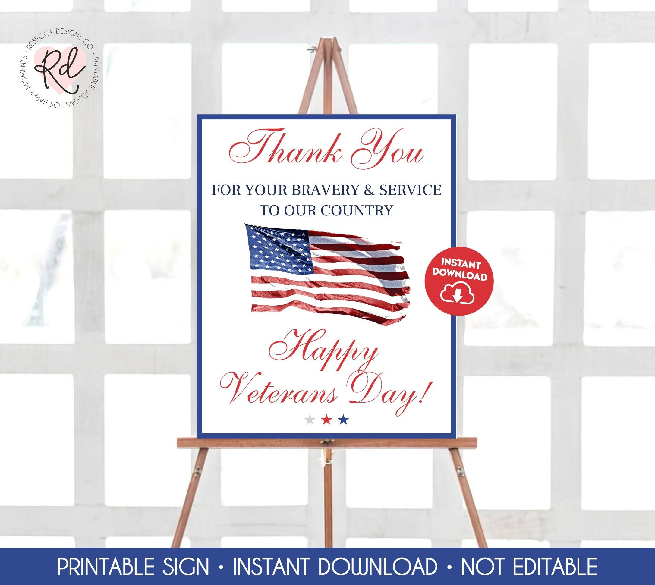Veteran&amp;#039;S Day Sign Printable Thank You For Your Service Military for Printable Veterans Day Signs
