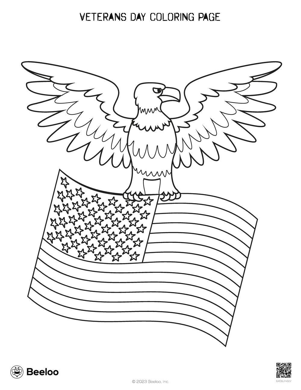 Veterans Day-Themed Coloring Pages • Beeloo Printable Crafts And regarding Veterans Day Coloring Sheets For Kids