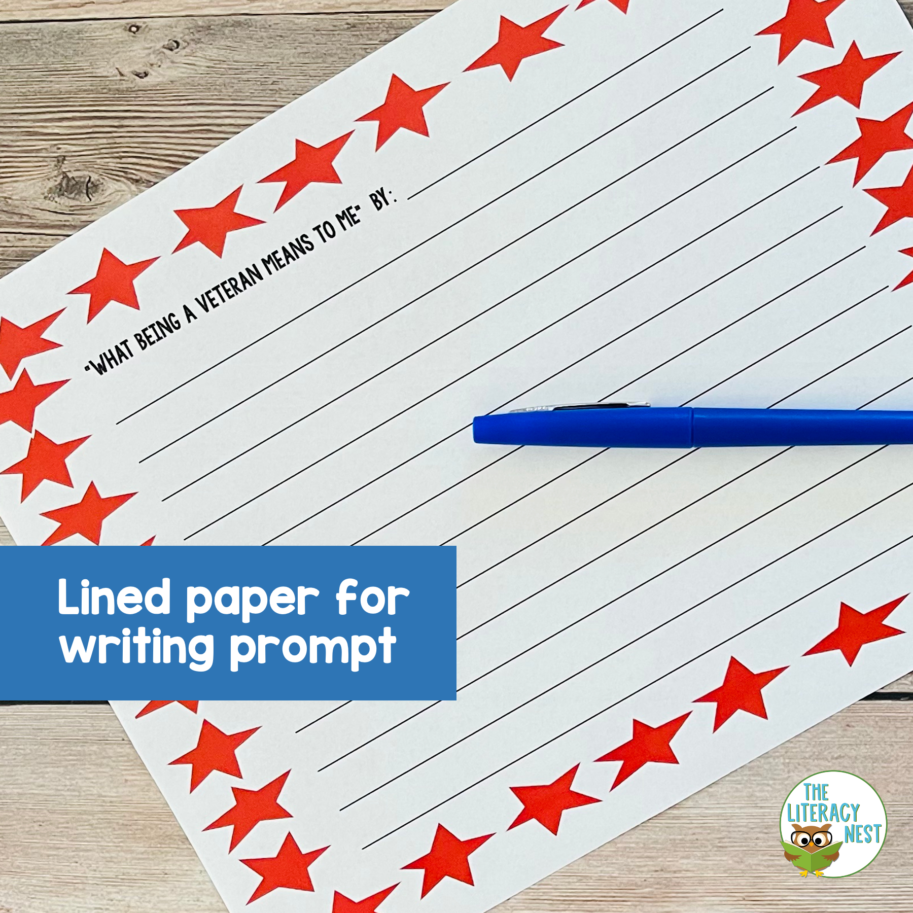 Writing Activity: Veterans Day Writing Prompt And Booklet intended for Veterans Day Writing Paper Printable