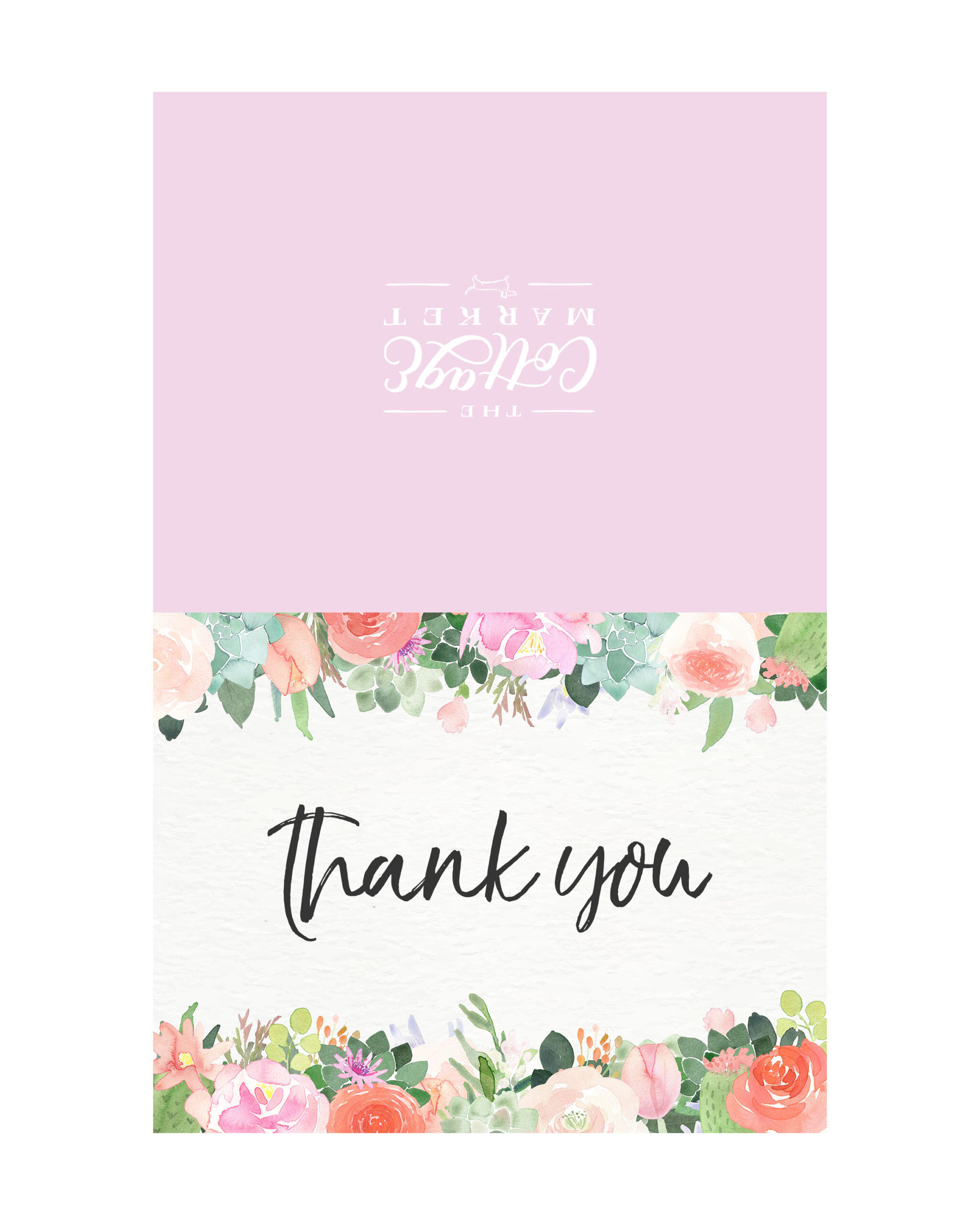 10 Free Printable Thank You Cards You Can&amp;#039;T Miss - The Cottage Market inside Free Thank You Cards Online Printable