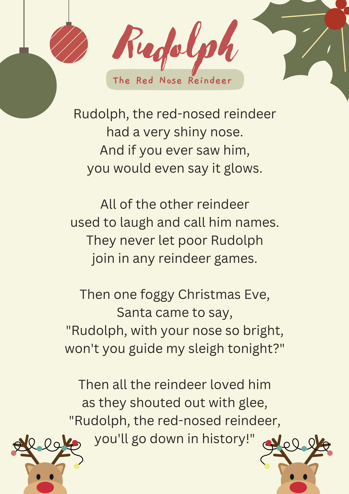 10 Fun Free Christmas Carol Printables For Kids In 2025 for Printable Christmas Song Lyrics Free