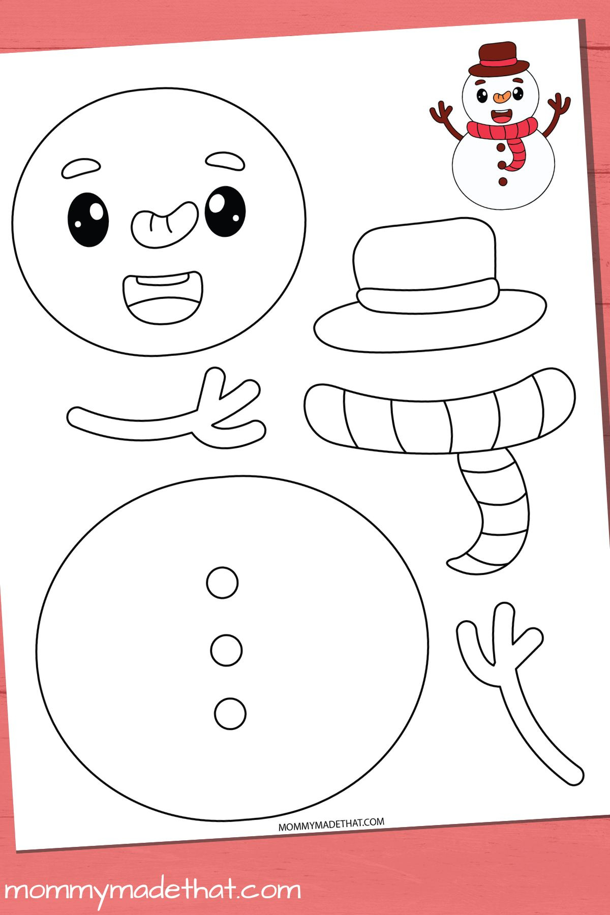 10 Fun Printable Christmas Crafts (Grab Them For Free) pertaining to Christmas Craft Preschool Printable