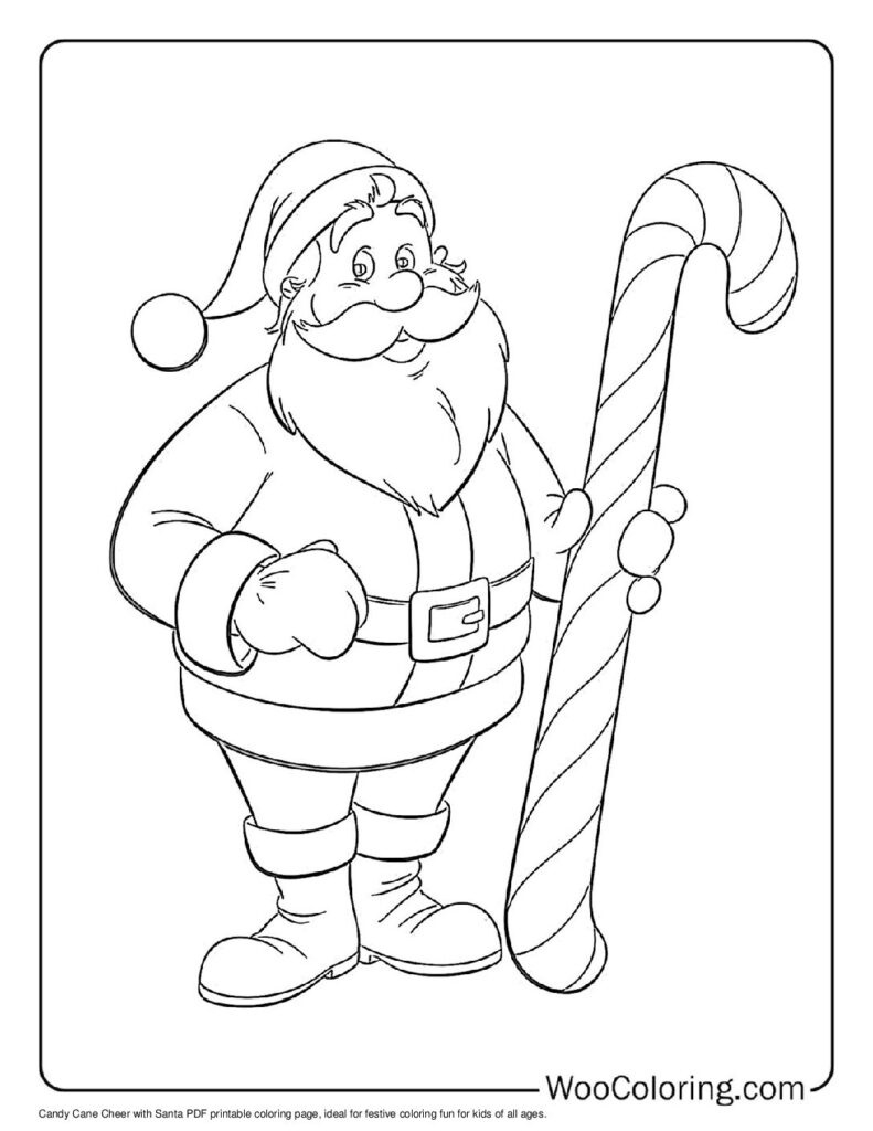100+ Santa Coloring Pages (Free Pdf To Print) | Woo Coloring inside Santa Beard Coloring Printable