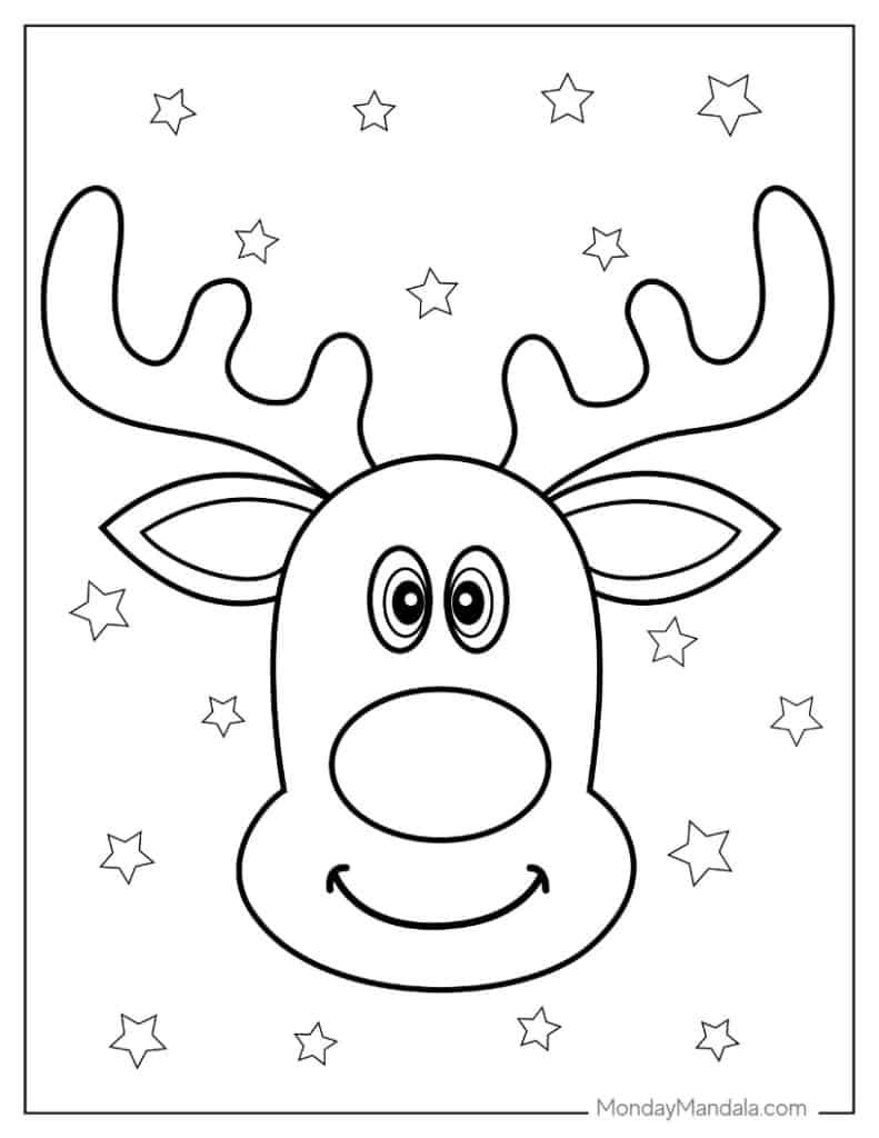1,000 Christmas Coloring Pages (Free Pdf Printables) with regard to Preschool Christmas Coloring Pages Printable