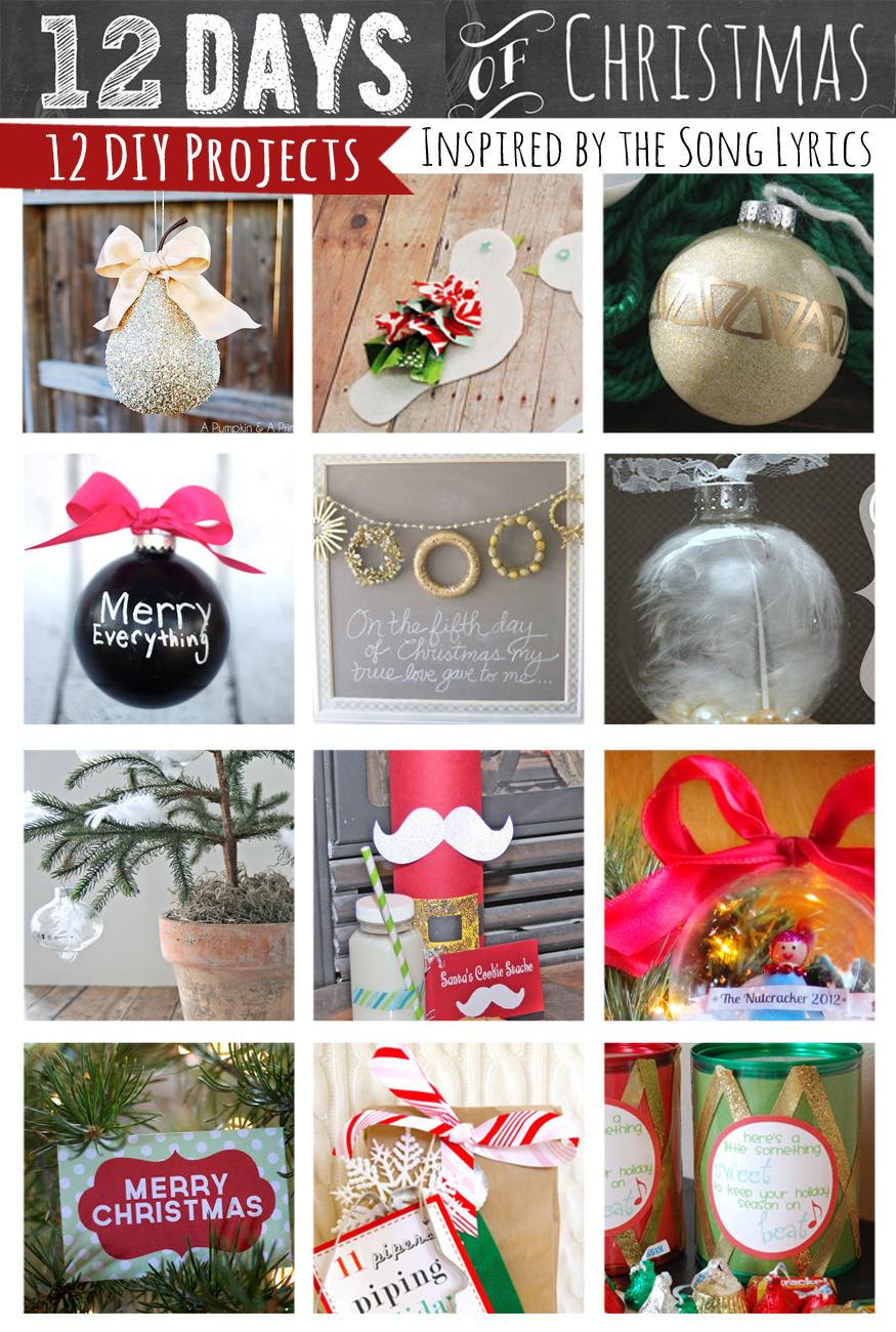 12 Days Of Christmas Crafts - C.r.a.f.t. inside 12 Days of Christmas Props Printable