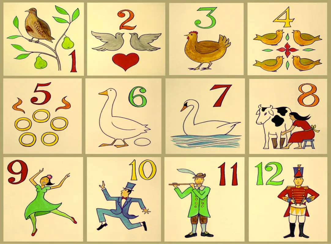12 Facts About 'The 12 Days Of Christmas' for Printable Pictures Of The 12 Days Of Christmas