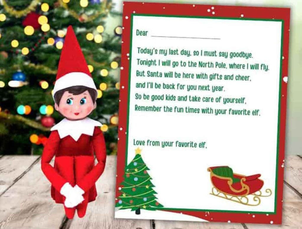 15 Free Elf On The Shelf Printables To Save Moms Time with regard to Printable Elf on the Shelf Letter