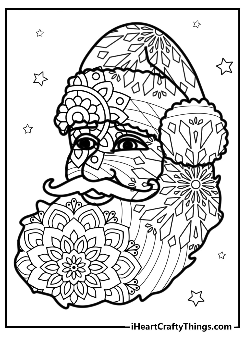 15 New Christmas Mandala Coloring Pages: Free Pdf Printables in Christmas Mandala Coloring Pages Printable