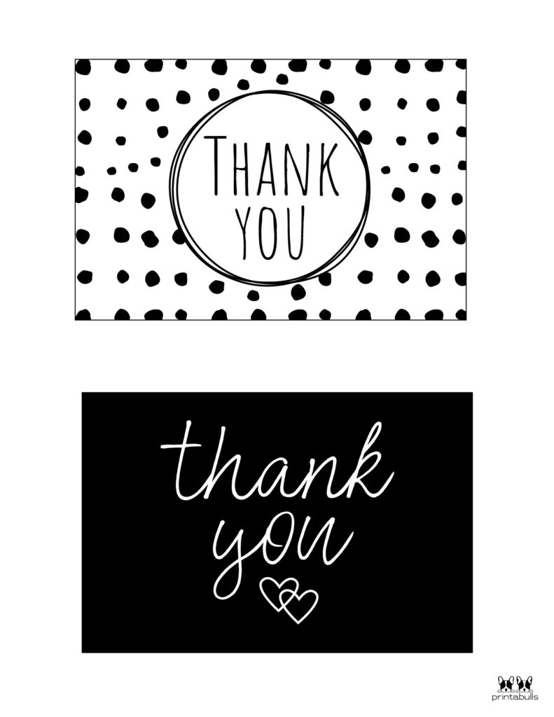 150+ Printable Thank You Cards - Free | Printabulls pertaining to Thank You Cards For Business Printable Free