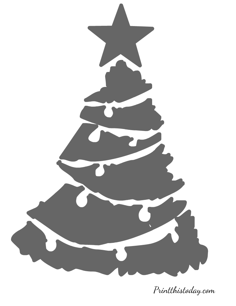 16 Free Printable Christmas Stencils - Worksheets Library regarding Free Printable Christmas Stencils For Snow Spray