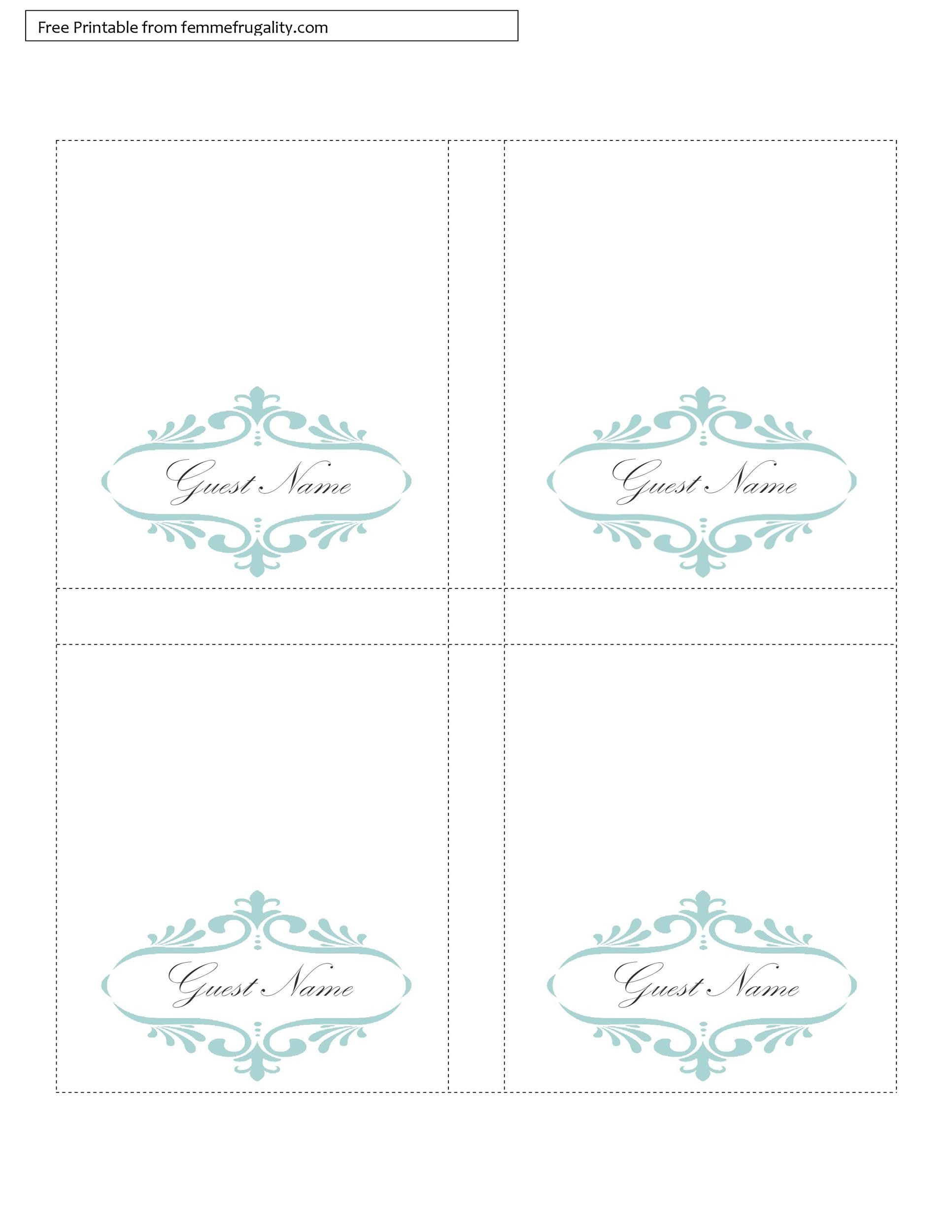 16 Printable Table Tent Templates And Cards ᐅ Templatelab throughout Tent Card Design Template Free Download
