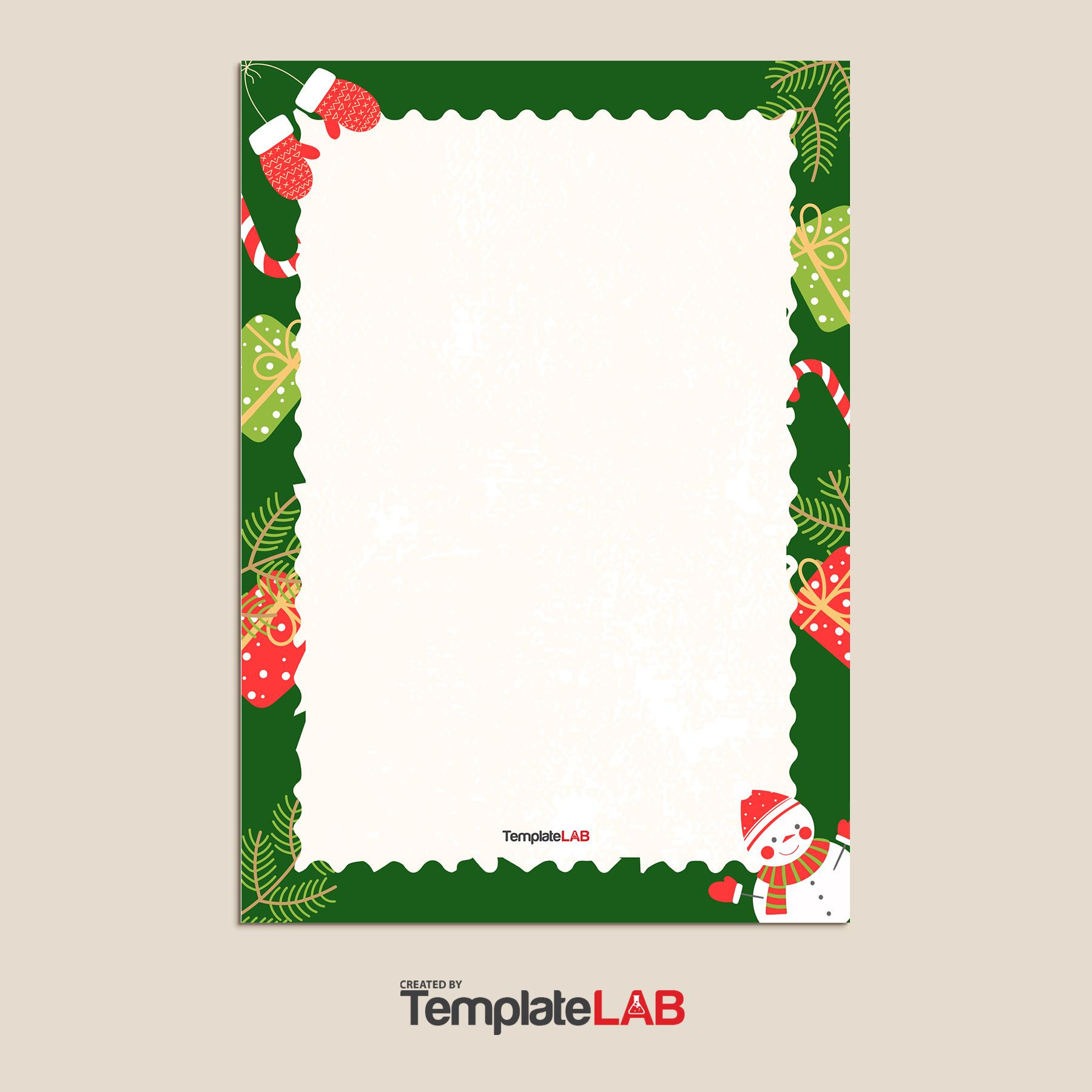 18 Free Christmas Borders [Word, Photoshop, Powerpoint] intended for Word Christmas Border Templates