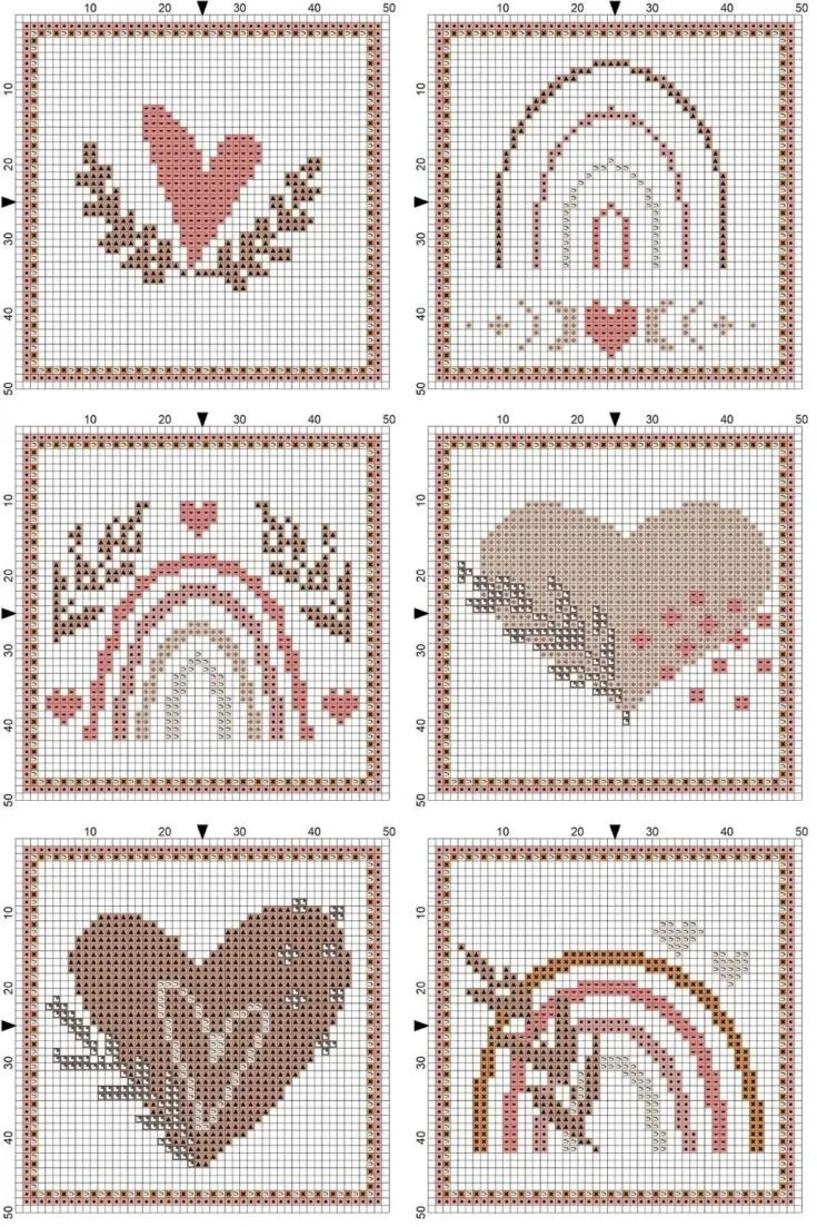 18 Free Cross Stitch Patterns For Valentine'S Day in Free Printable Cross Stitch Heart Patterns