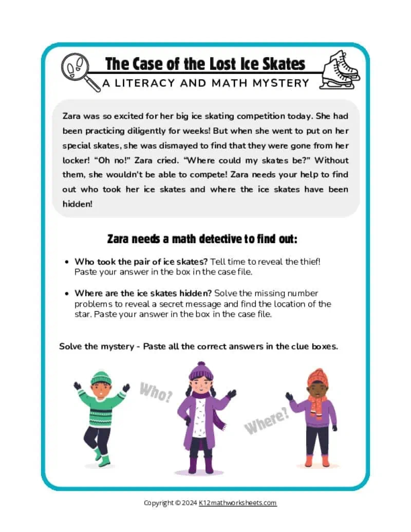 1St Grade Math Mystery Worksheets - K12 Math Worksheets intended for Free Printable Math Mystery Worksheets