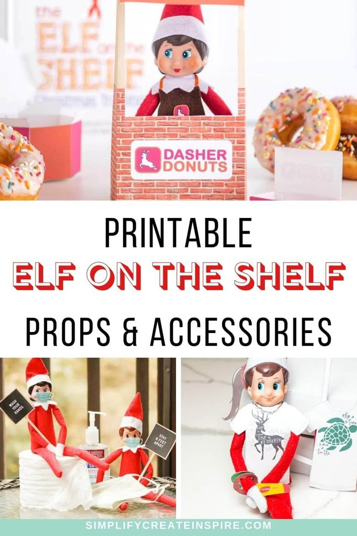 20 Free Printable Elf On The Shelf Props & Accessories inside Printable Elf On The Shelf Accessories