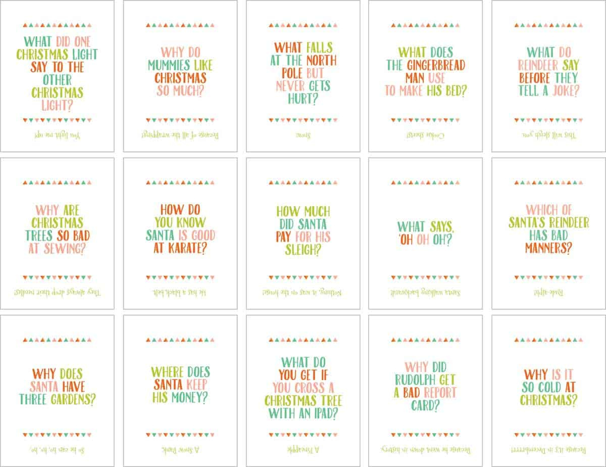 200+ Funny Christmas Jokes To Share A Giggle | Skip To My Lou regarding Christmas Jokes Printable