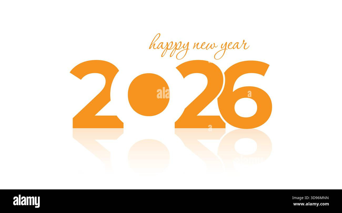 2026 Happy New Year - Banner, Placard, Design Template, 2026 with regard to Happy New Year Banner 2026 Printable