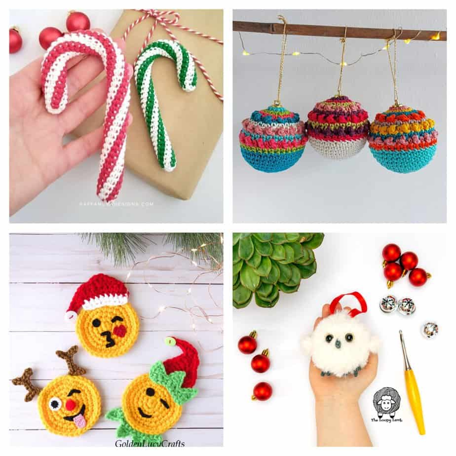 21 + Free Crochet Patterns For Christmas Ornaments - Annie Design regarding Free Printable Christmas Crochet Patterns