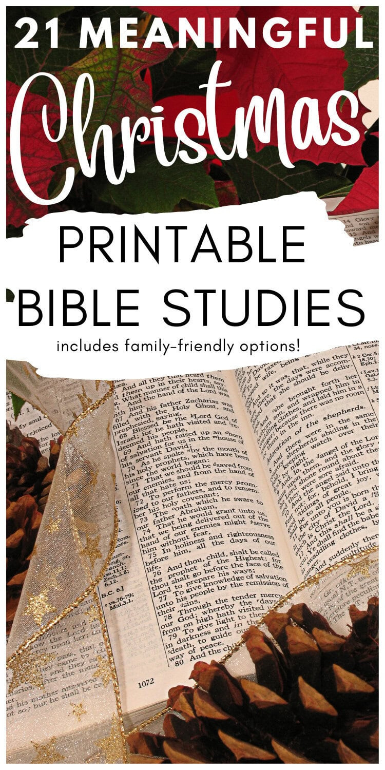 23 Meaningful Printable Christmas Bible Studies To Focus On Jesus throughout Free Printable Christmas Bible Study