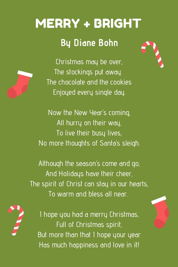 25 Christmas Poems For Kids: Funny & Festive Poems 🎄 with regard to Christmas Poems Short Printable