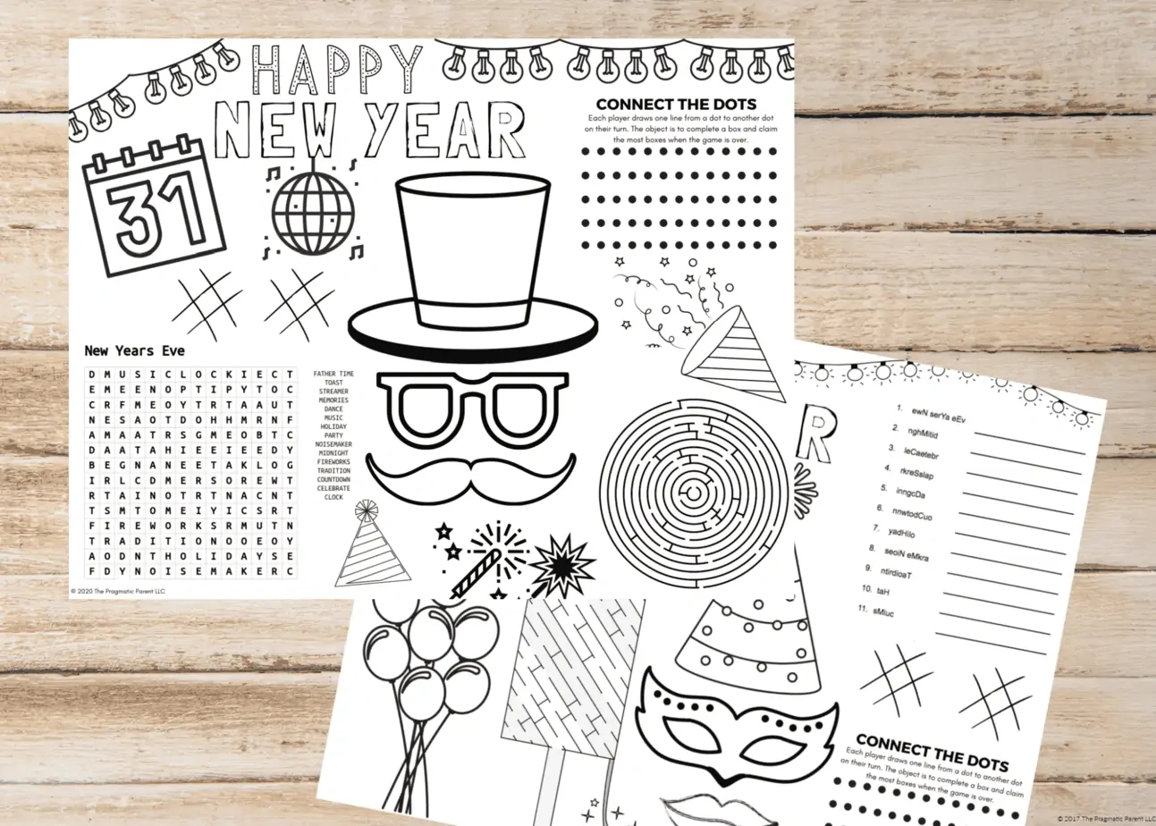25 Fun Kid&amp;#039;S New Years Activities For 2025 To Ring In The New Year for Printable New Years Crafts