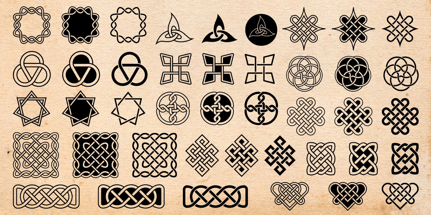 270+ Vector Celtic Knot Designs Pack | Bypeople intended for Free Printable Celtic Knot Patterns