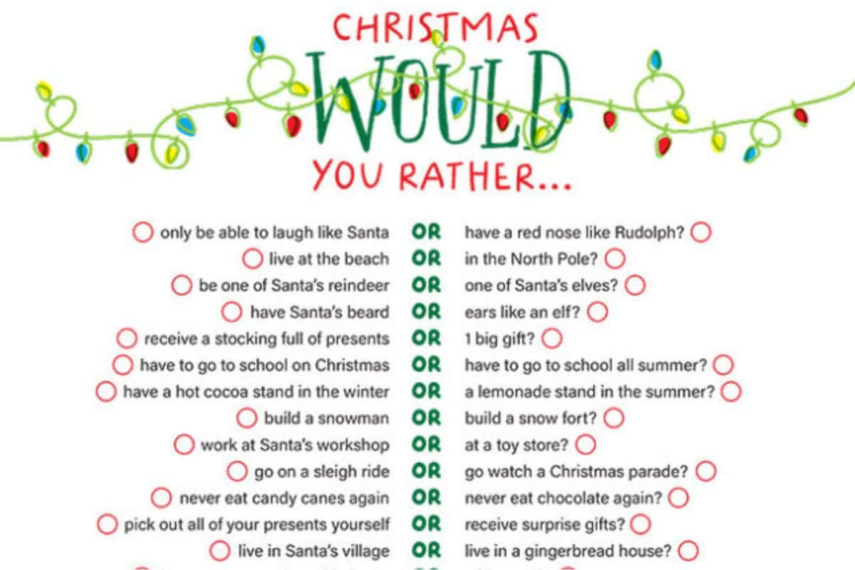 29 Fun Christmas Party Games For Work Or Family Gatherings - The with Printable Office Christmas Party Games