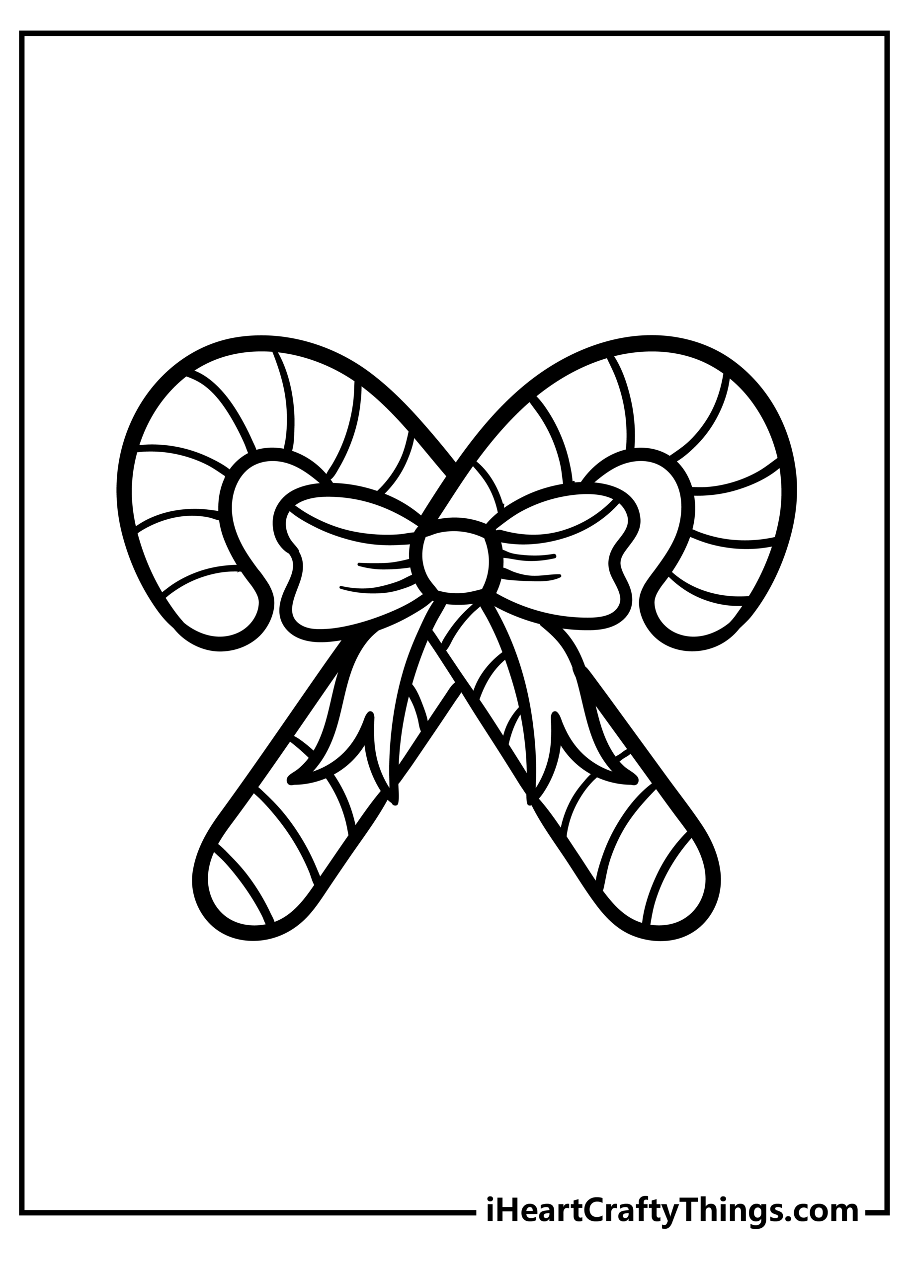 30 Candy Cane Coloring Pages (100% Free Printables) pertaining to Candy Cane Coloring Pages Printable