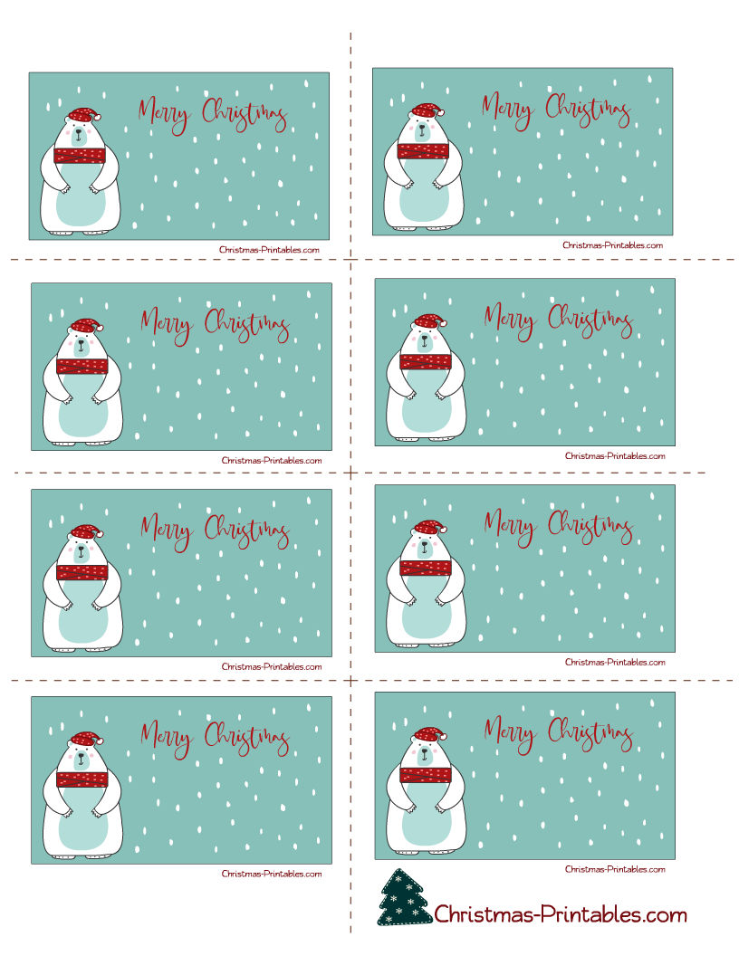 30 Free Printable Christmas Labels - Worksheets Library throughout Christmas Label Free Printable
