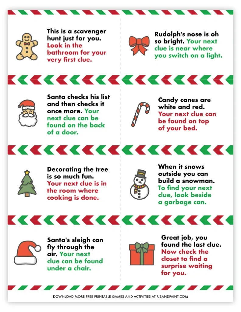 38 Free Printable Christmas Games And Activities - Pjs And Paint for Christmas Games Printable Worksheets