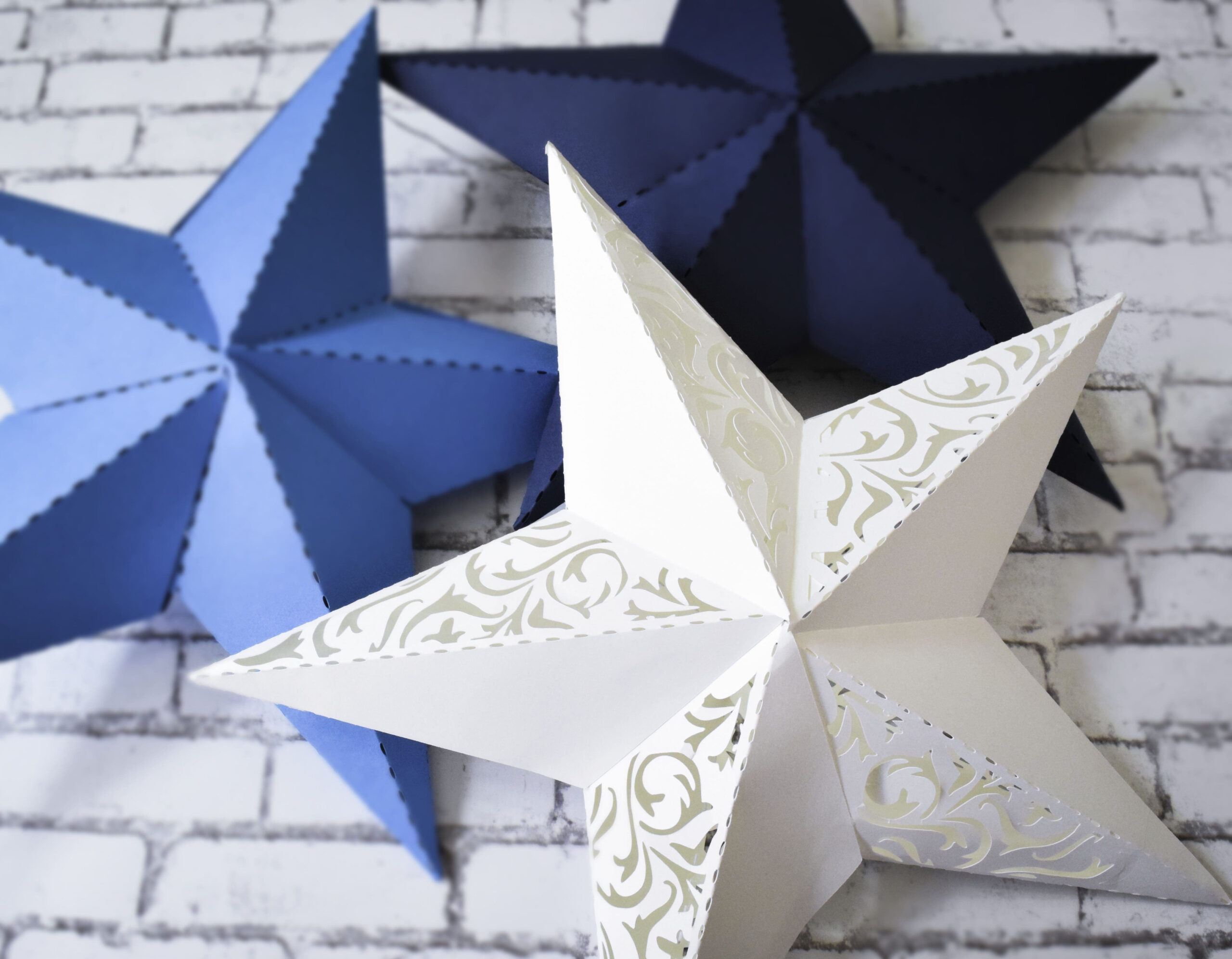 3D Paper Star Template: Paper Star Instructions And Free Template in Free Printable 3D Star Template