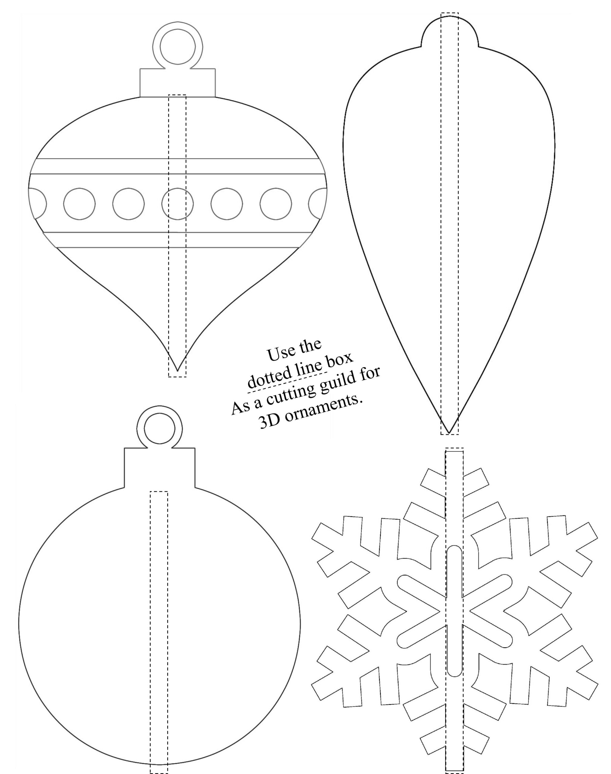 3D Shrinky Dink Christmas Ornaments (Free Printable) - Stlmotherhood throughout Shrinky Dink Templates Free Printable Christmas
