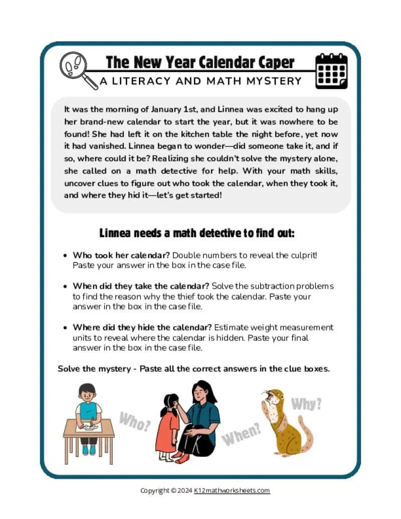 3Rd Grade Math Mystery Worksheets - K12 Math Worksheets pertaining to Free Printable Math Mystery Worksheets